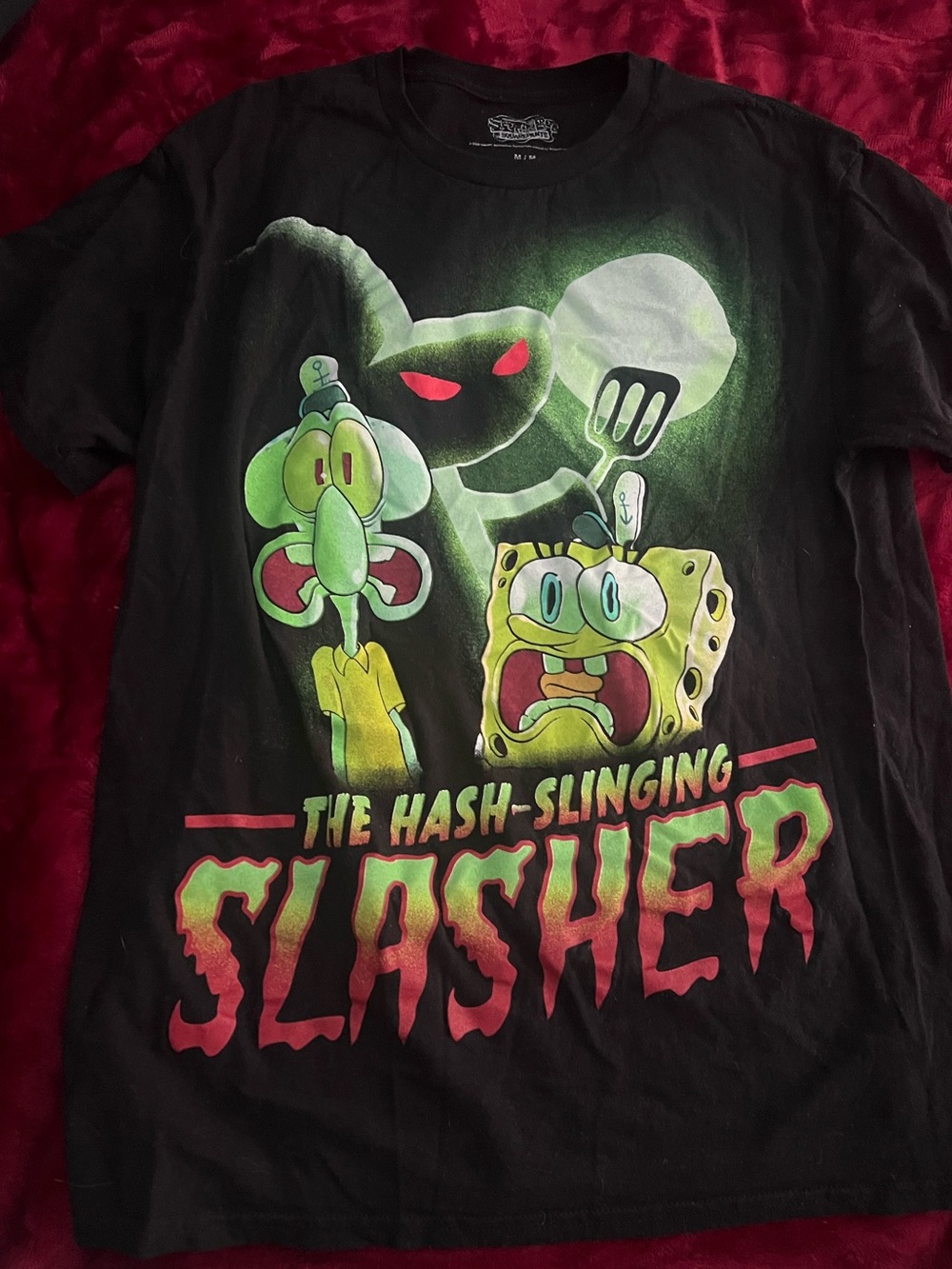 Spencer’s SpongeBob Squarepants Black Graphic Tee